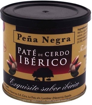 Фото Pena Negra паштет із свинини Pate de Cerdo Iberico 250 г