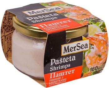 Фото MerSea паштет с креветками Pasteta Shrimps 160 г