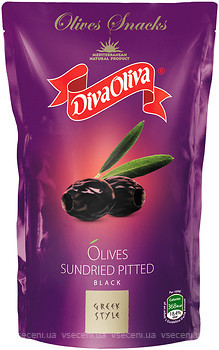 Фото Diva Oliva маслини чорні в'ялені без кісточок 85 г