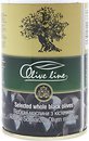 Фото Olive Line маслины черные с косточкой отборные 420 г