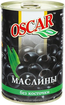 Фото Oscar маслини чорні без кісточки 432 мл