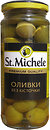 Фото St. Michele оливки зелені без кісточки Гордал 358 мл