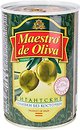 Фото Maestro de Oliva оливки зеленые гигантские без косточки 420 г