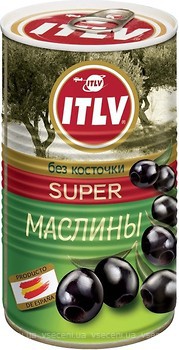 Фото ITLV маслины черные без косточки Super 370 мл