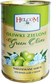 Фото Helcom оливки зелені фаршировані сиром 280 г