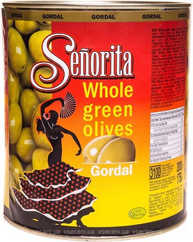 Фото Senorita оливки зеленые с косточкой Гигант 3 кг