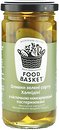 Фото Food Basket оливки зелені з кісточкою Халкідікі 260 г