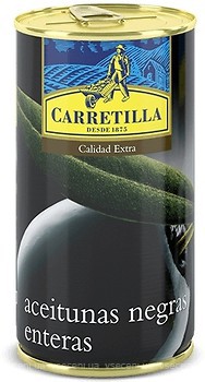 Фото Carretilla маслины черные с косточкой 300 г