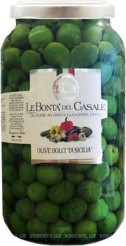 Фото Le Bonta del Casale оливки зеленые с косточкой Di Sicilia 3.1 л