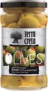 Фото Terra Creta оливки зелені фаршировані перцем 315 мл