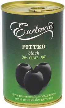 Фото Excelencia маслини чорні без кісточки 314 мл