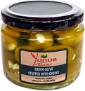 Фото Yunus оливки зелені фаршировані сиром 290 г