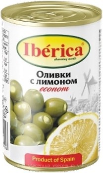 Фото Iberica оливки зелені з лимоном 280 г