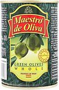 Фото Maestro de Oliva оливки зелені з кісточкою 280 г