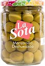 Фото La Sota оливки зелені без кісточки Manzanilla 420 г