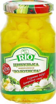 Фото Rio цибуля золотиста маринована 290 г (300 мл)