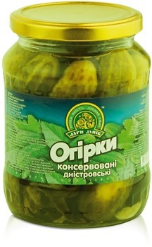 Фото Дари Ланів огірки Дністровські 650 г