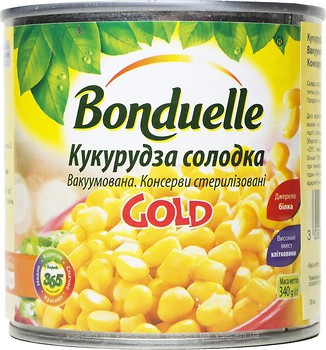 Фото Bonduelle кукурудза солодка вакуумована 340 г (425 мл)