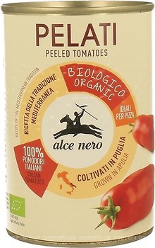 Фото Alce Nero томати очищені в томатному соку 400 г