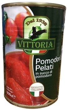 Фото Vittoria томати очищені Pomodori Pelati 400 г