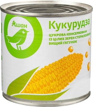 Фото Ашан кукурудза цукрова 420 г