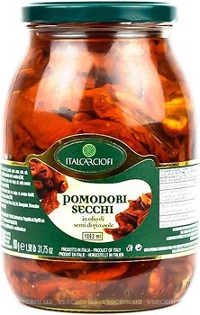 Фото Italcarciofi томати в'ялені в олії 1.062 л