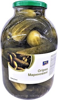 Фото Aro огурцы маринованные 2.9 кг (3 л)