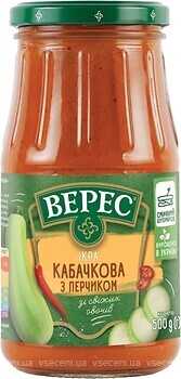Фото Верес ікра з кабачків із перчиком 500 г