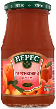 Фото Верес джем Персиковий 380 г