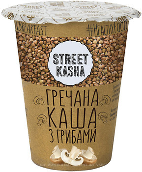 Фото Street Kasha каша гречневая с грибами 50 г