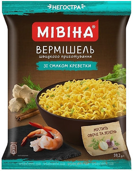 Фото Мивина вермишель со вкусом креветки 59.2 г