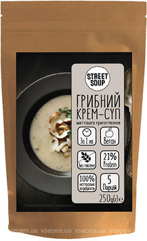 Фото Street Soup крем-суп грибний 250 г