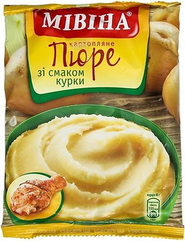 Фото Мивина пюре картофельное со вкусом курицы 120 г