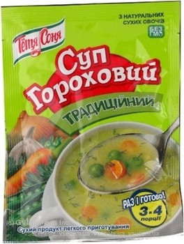 Фото Тітка Соня суп гороховий традиційний 70 г