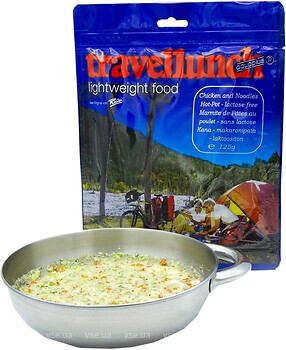 Фото Travellunch локшина з тушкованою куркою 125 г