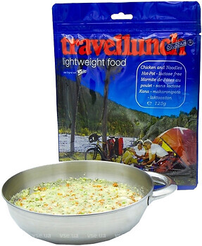 Фото Travellunch локшина з тушкованою куркою 250 г