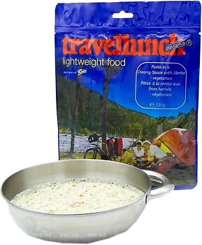 Фото Travellunch паста в вершково-сирному соусі з травами 250 г