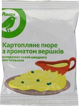 Фото Ашан пюре картопляне з ароматом вершків 30 г