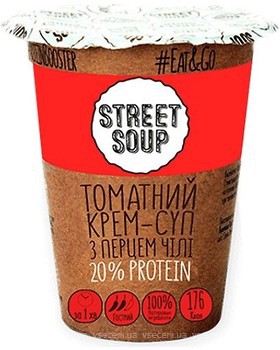 Фото Street Soup крем-суп томатний з перцем чилі 50 г