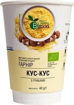 Фото Bi Food кускус з грибами 40 г