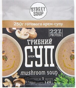 Фото Street Soup крем-суп грибний 40 г