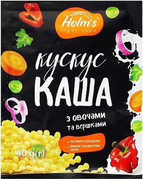 Фото Holm's light food кус-кус з овочами і вершками 40 г