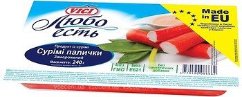 Фото Vici сурімі палички заморожені Любо їсти 240 г