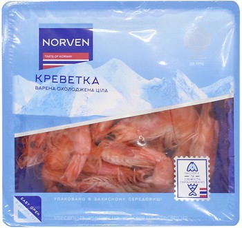 Фото Norven креветки 20/30 варені охолоджені 400 г