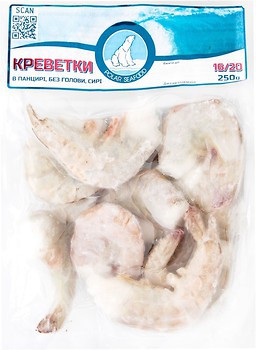 Фото Polar Seafood креветки 16/20 без голови 250 г