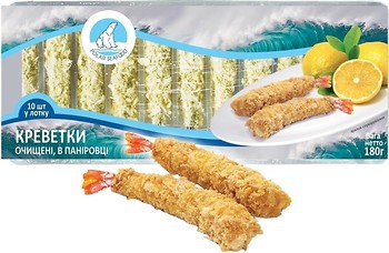 Фото Polar Seafood креветки 21/25 очищені в паніровці 180 г