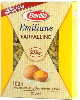 Фото Barilla Emiliane Farfalline яєчна 275 г