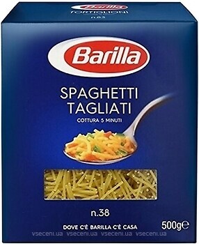 Фото Barilla Spaghetti Tagliati №38 500 г