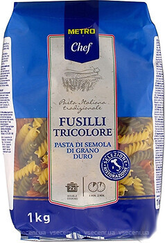 Фото Metro Chef Fusilli Tricolore 1 кг