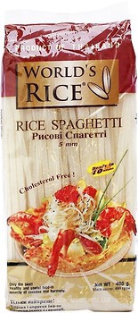 Фото World's Rice Спагетти рисовые 400 г